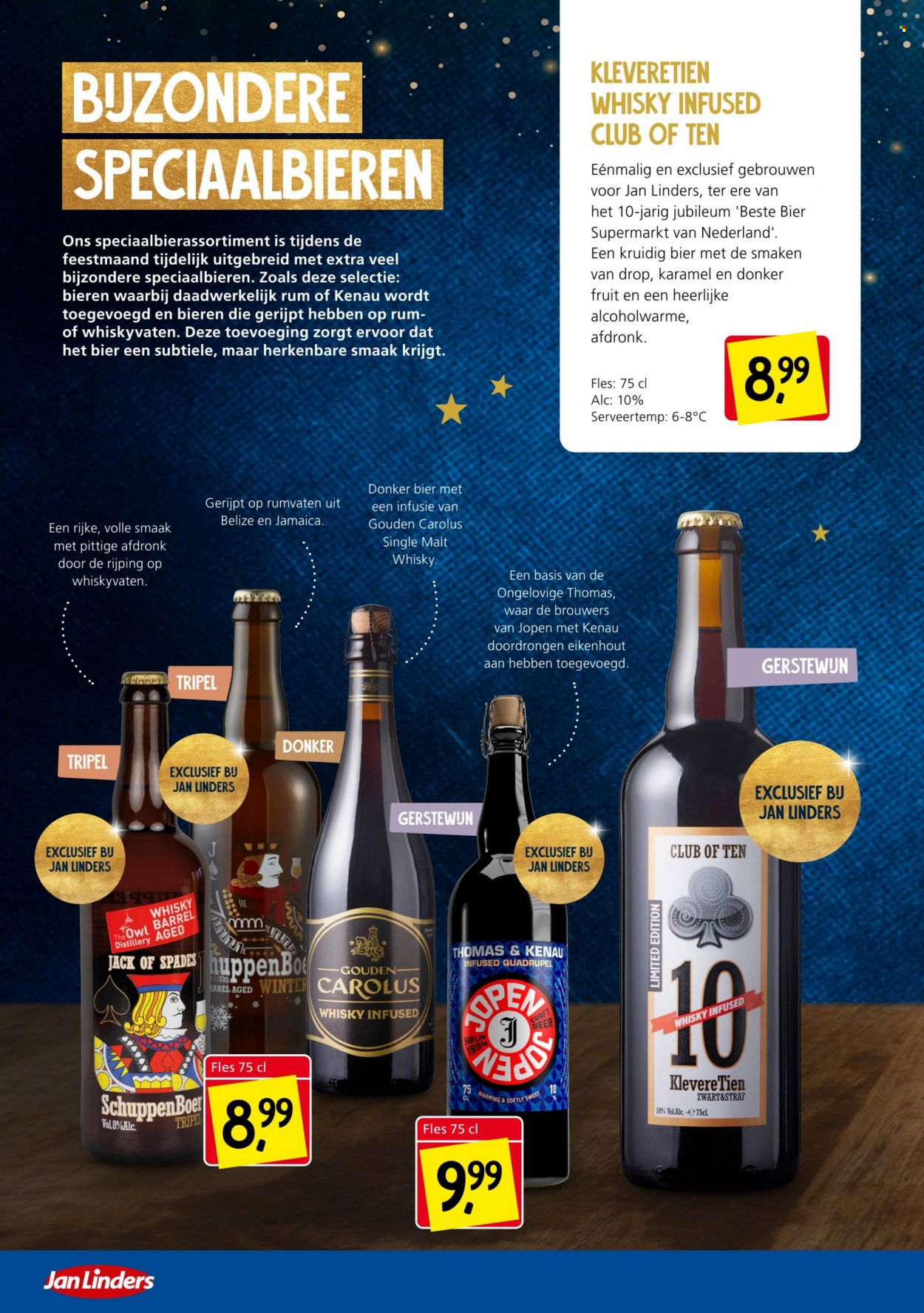 Jan Linders-aanbieding - 21.11.2022 - 1.1.2023 -  producten in de aanbieding - donker bier, bier, rum, Single Malt, whisky. Pagina 2.