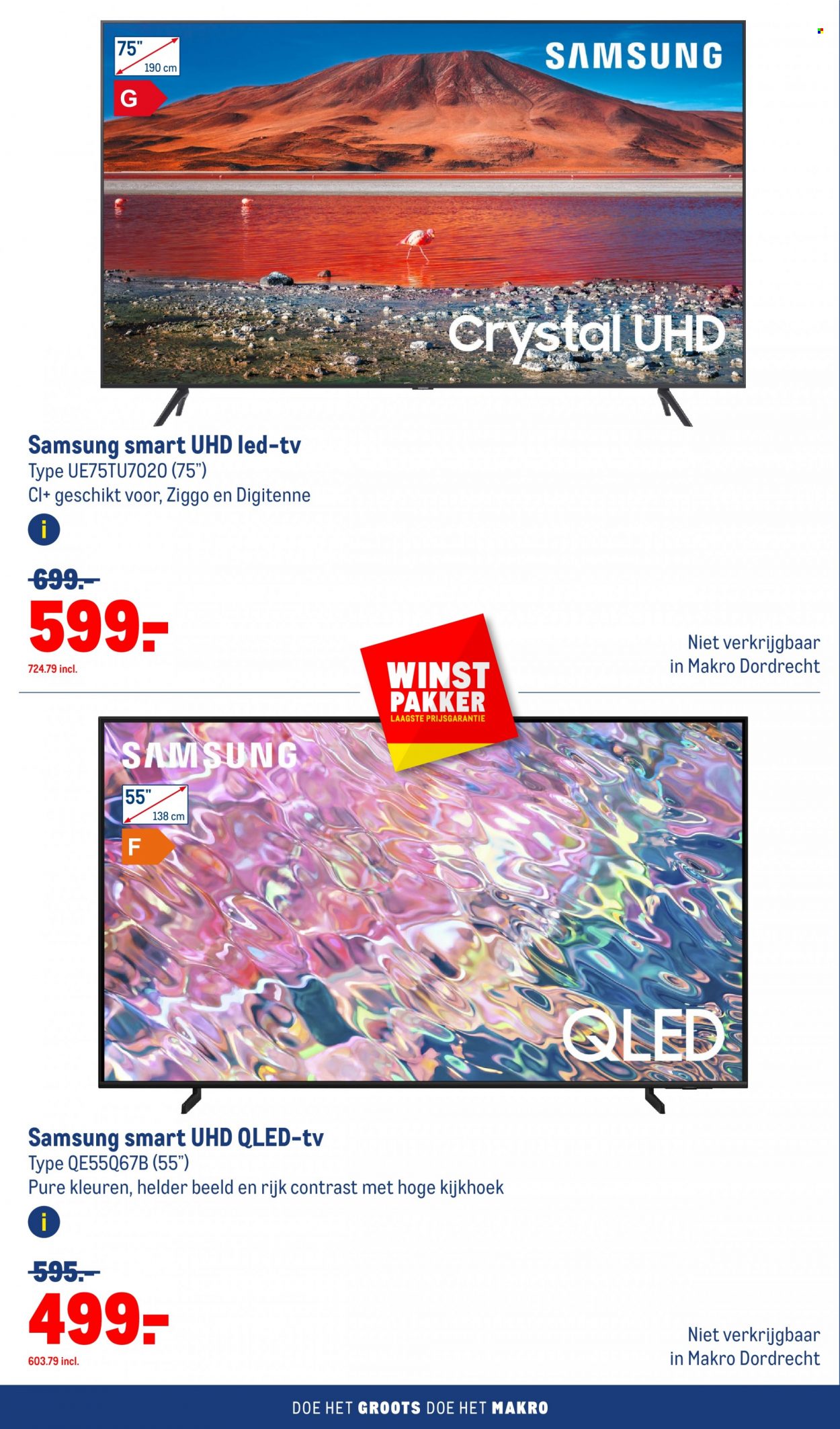 Makro-aanbieding - 24-5-2023 - 6-6-2023 -  producten in de aanbieding - Samsung, TV. Pagina 4.