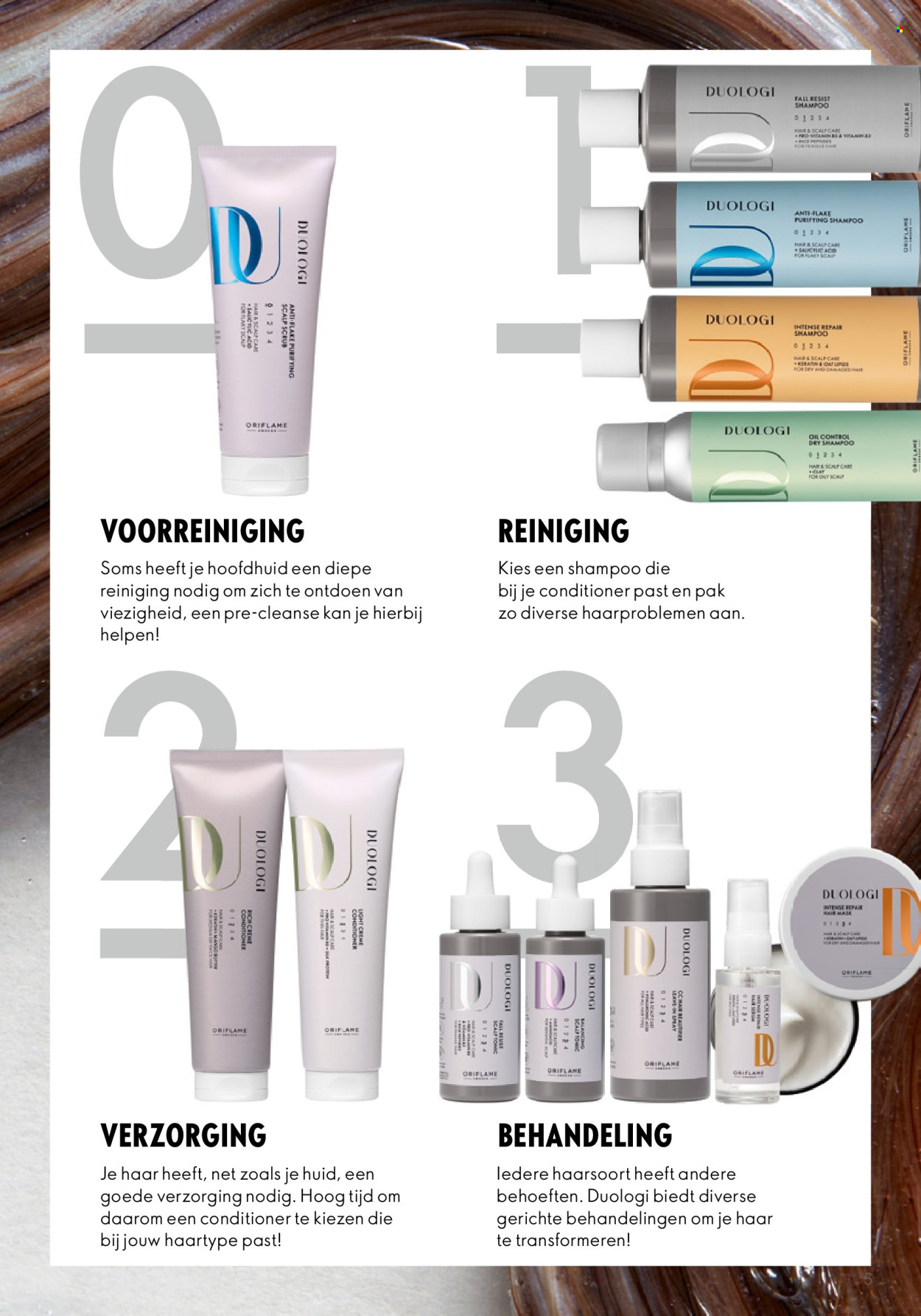 thumbnail - Oriflame-aanbieding -  producten in de aanbieding - shampoo, repair shampoo, conditioner. Pagina 5.