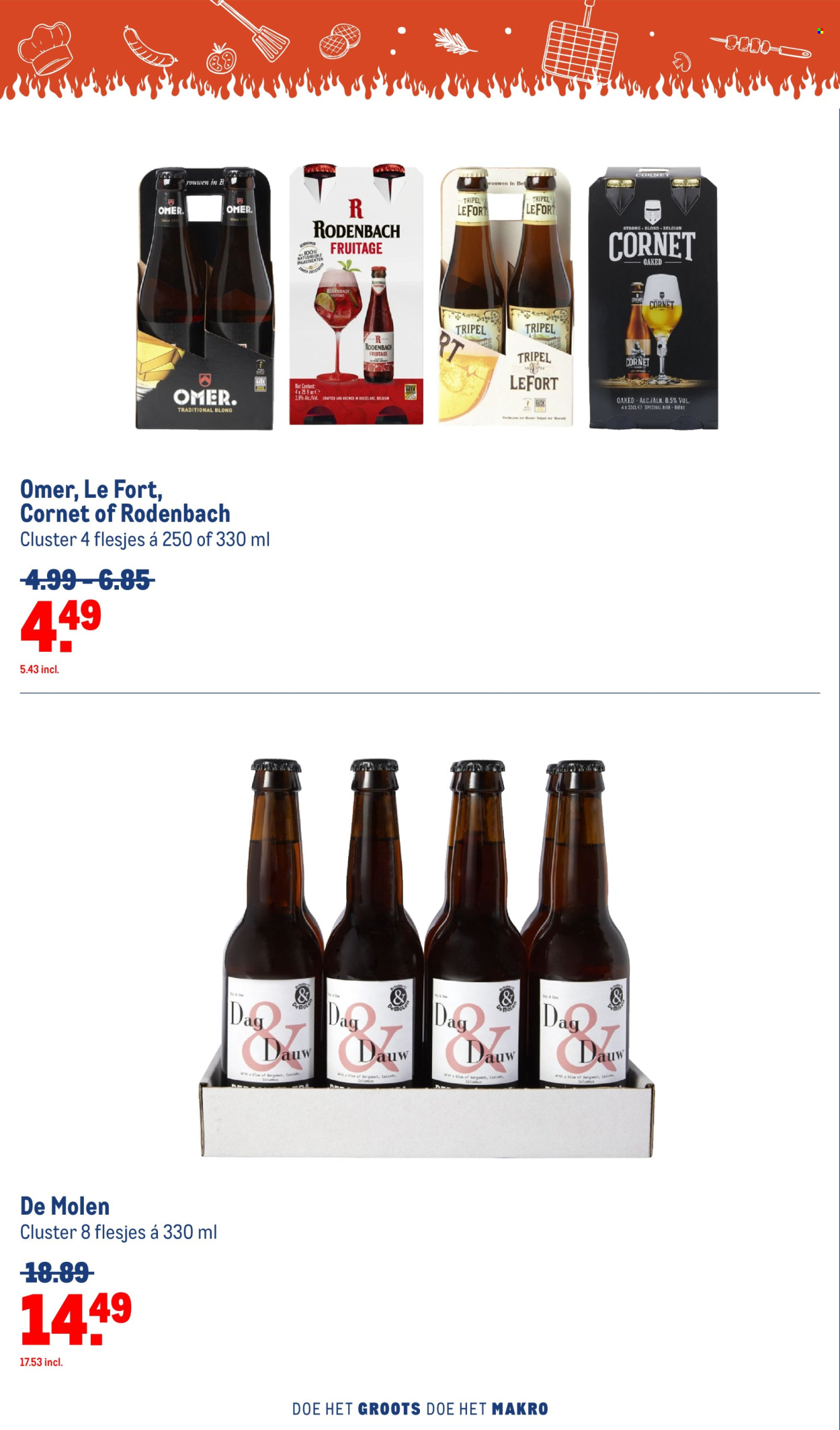thumbnail - Makro-aanbieding - 10-4-2024 - 7-5-2024 -  producten in de aanbieding - bier, alcohol, bergamot. Pagina 52.