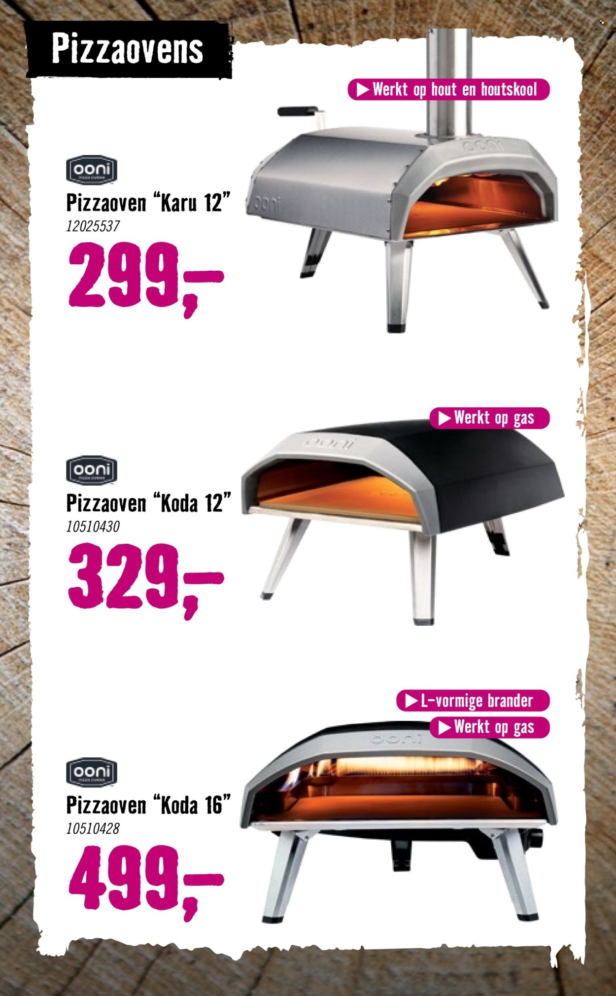 thumbnail - Hornbach-aanbieding - 8-4-2024 - 12-5-2024 -  producten in de aanbieding - pizzaoven. Pagina 63.