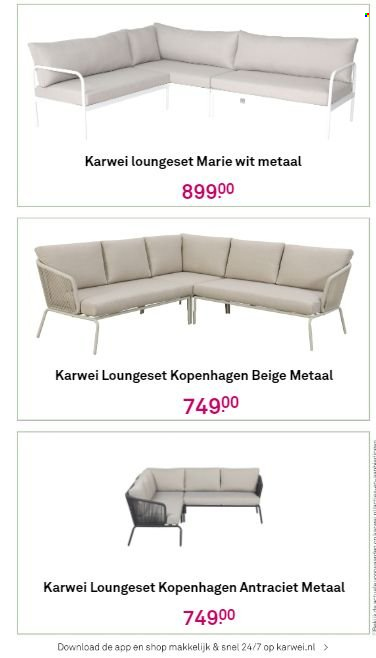 thumbnail - Karwei-aanbieding -  producten in de aanbieding - loungeset. Pagina 9.