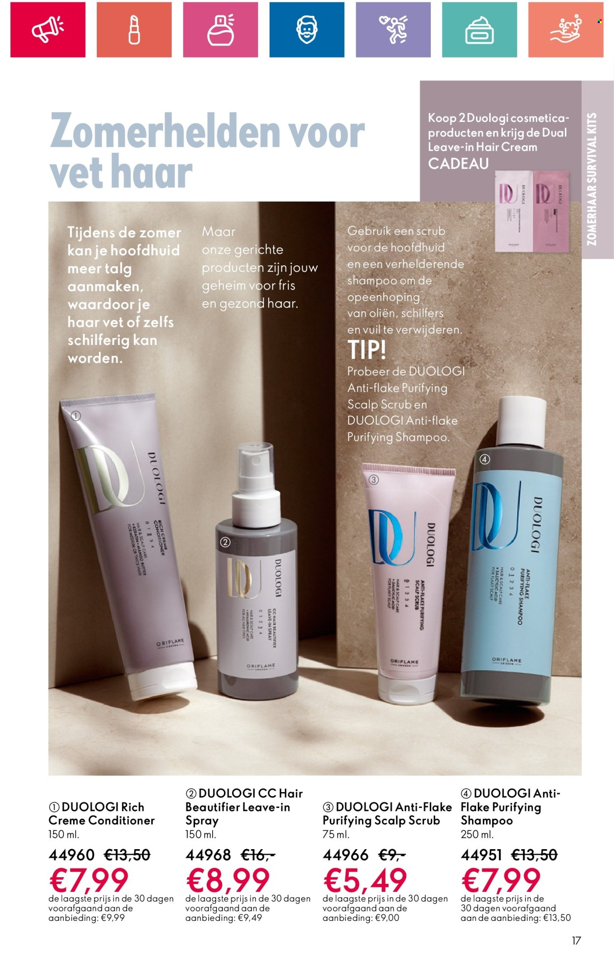 thumbnail - Oriflame-aanbieding - 18-4-2024 - 8-5-2024 -  producten in de aanbieding - oliën, shampoo, conditioner. Pagina 17.
