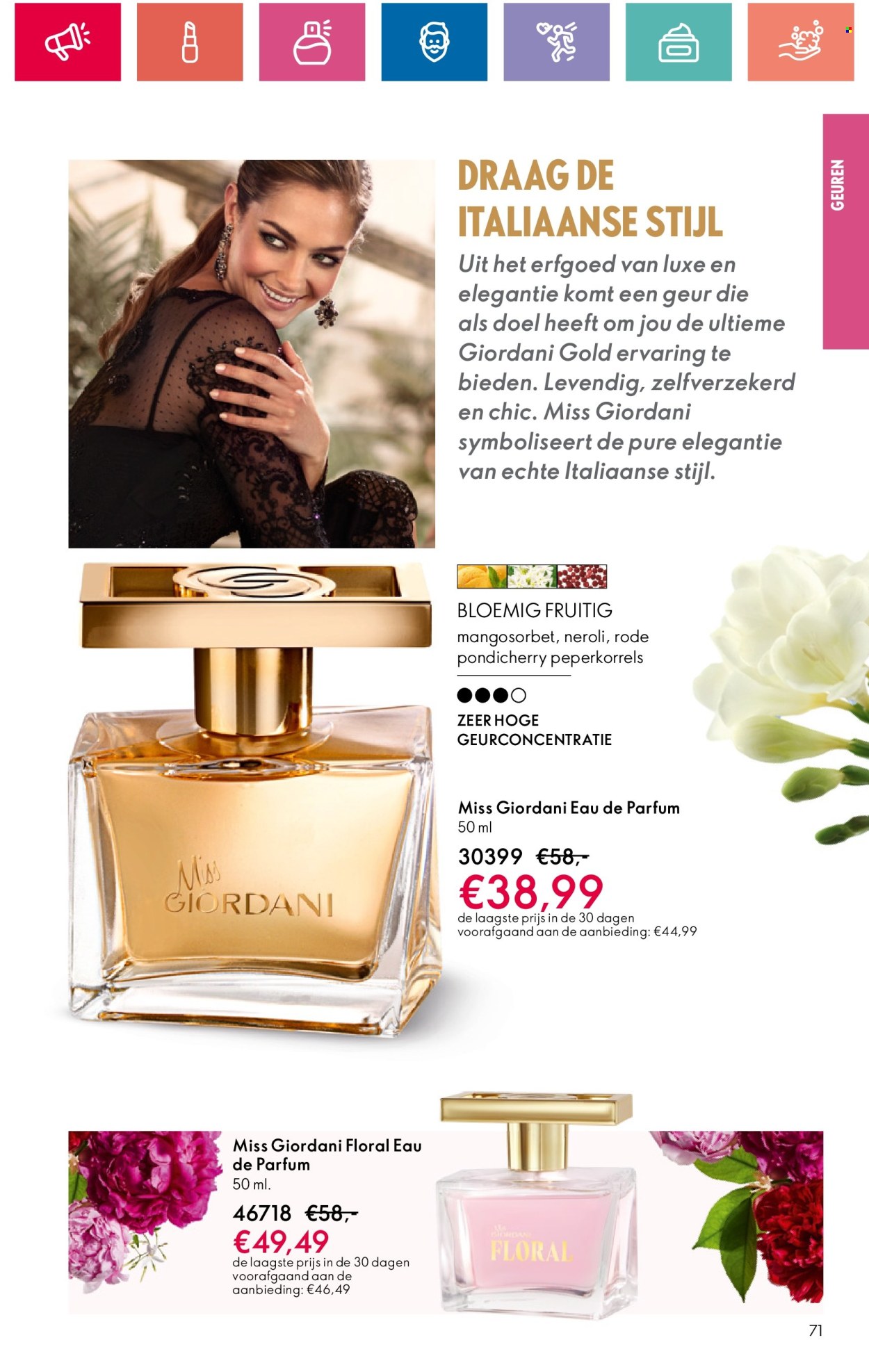 thumbnail - Oriflame-aanbieding - 18-4-2024 - 8-5-2024 -  producten in de aanbieding - Giordani Gold, Eau de Parfum. Pagina 71.