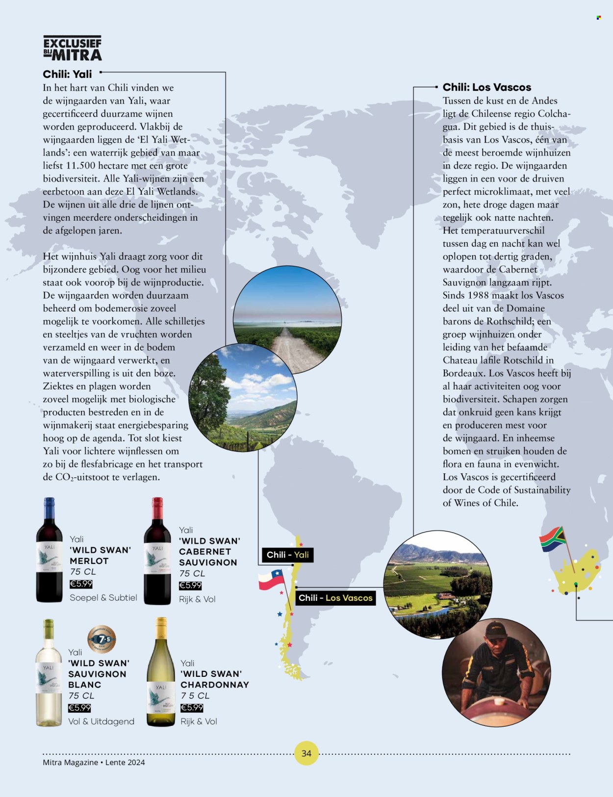 thumbnail - Mitra-aanbieding -  producten in de aanbieding - alcohol, Cabernet Sauvignon, Chardonnay, Merlot, rode wijn, Sauvignon Blanc, witte wijn, wijn, Bordeaux. Pagina 34.