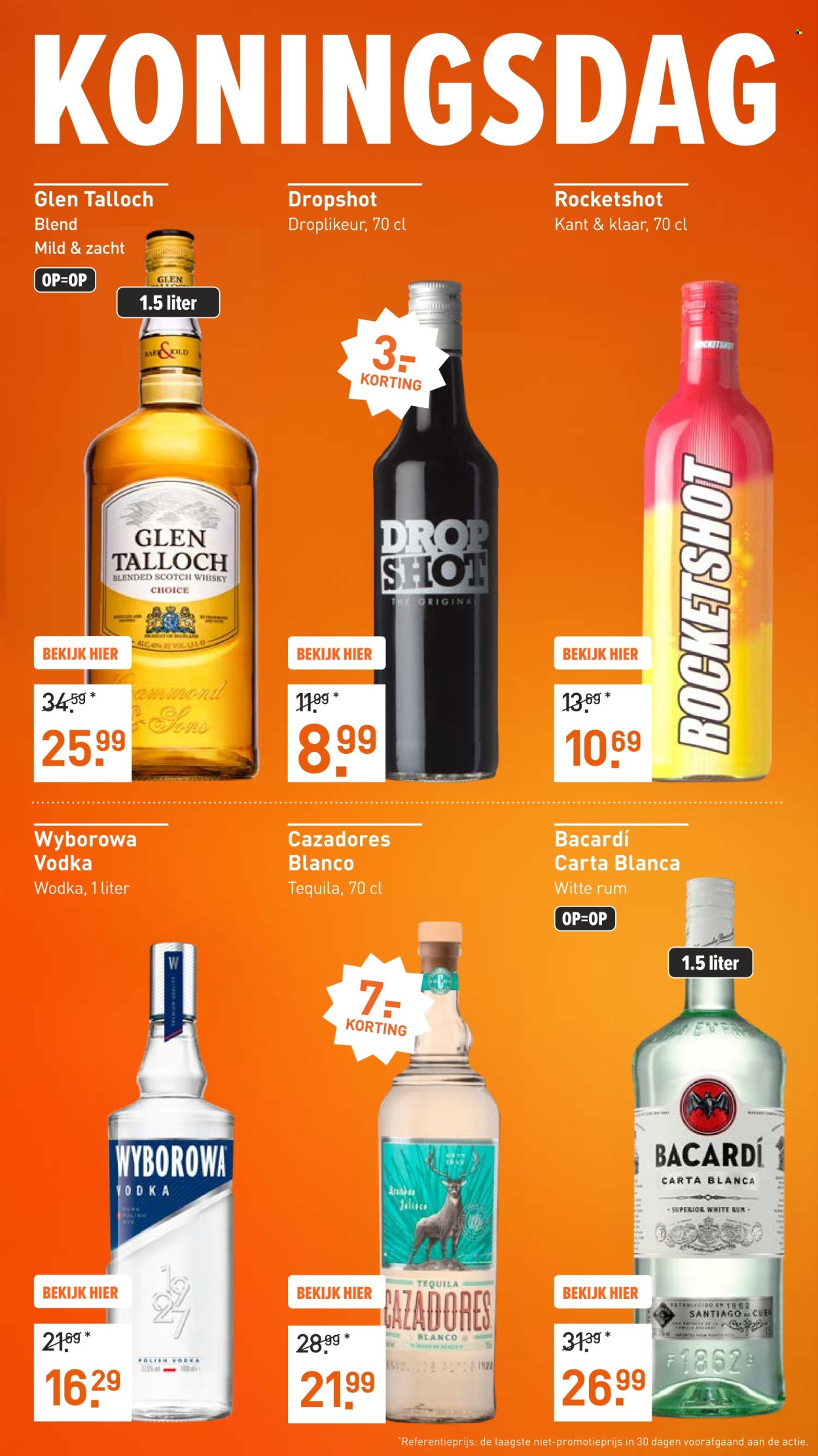 thumbnail - Gall & Gall-aanbieding - 22-4-2024 - 5-5-2024 -  producten in de aanbieding - alcohol, Bacardi, blended scotch whisky, rum, scotch whisky, Tequila, vodka, whisky. Pagina 2.