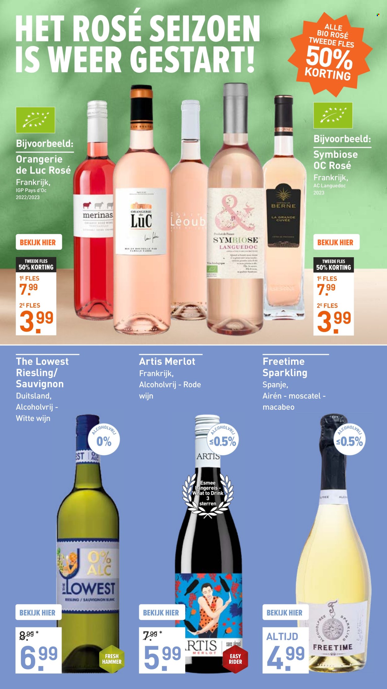 thumbnail - Gall & Gall-aanbieding - 22-4-2024 - 5-5-2024 -  producten in de aanbieding - alcohol, Merlot, Moscatel, riesling, rode wijn, witte wijn, wijn, Frankrijk. Pagina 18.