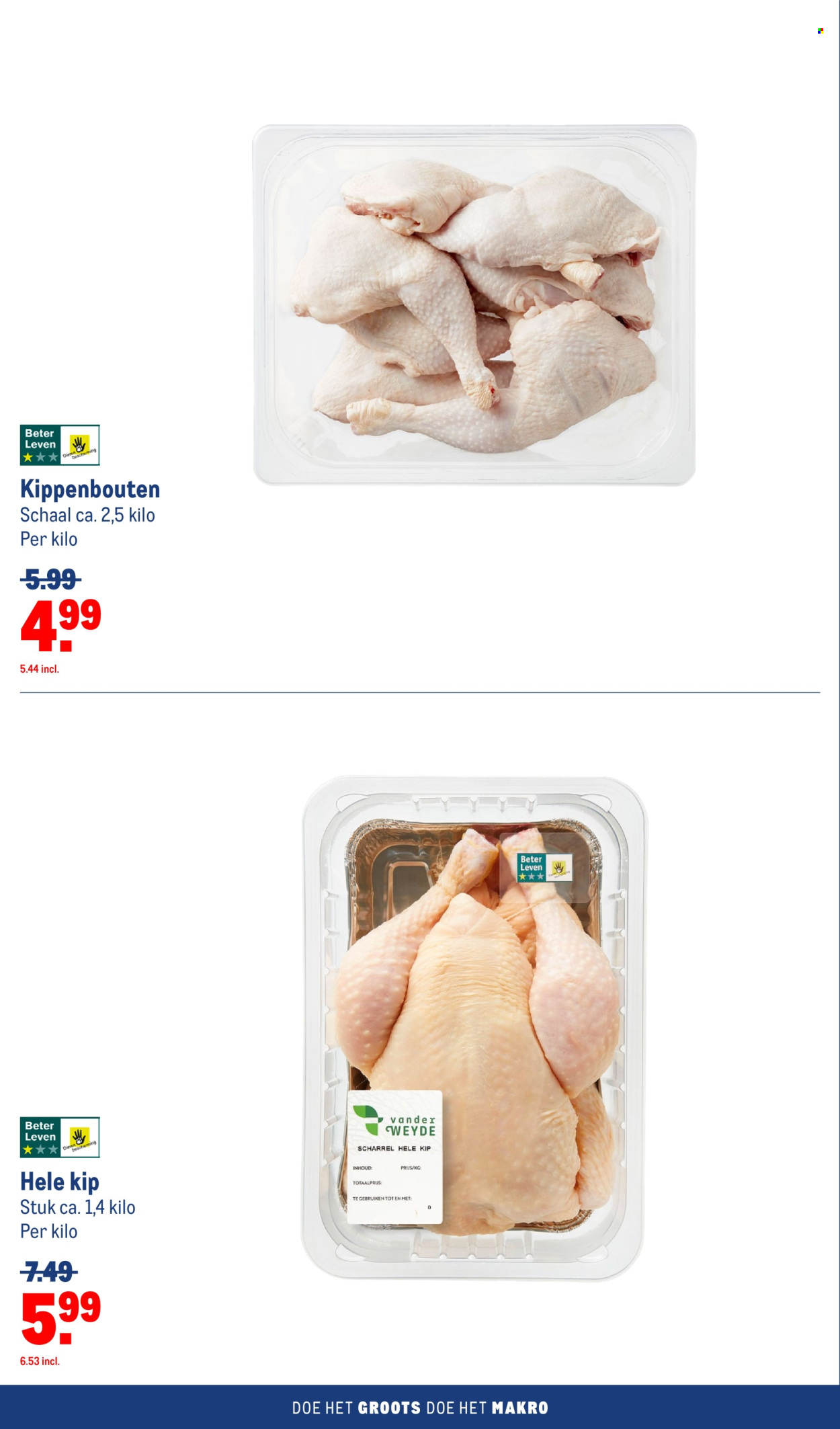 thumbnail - Makro-aanbieding - 24-4-2024 - 7-5-2024 -  producten in de aanbieding - kippenpoot, kip, schaaltjes. Pagina 26.