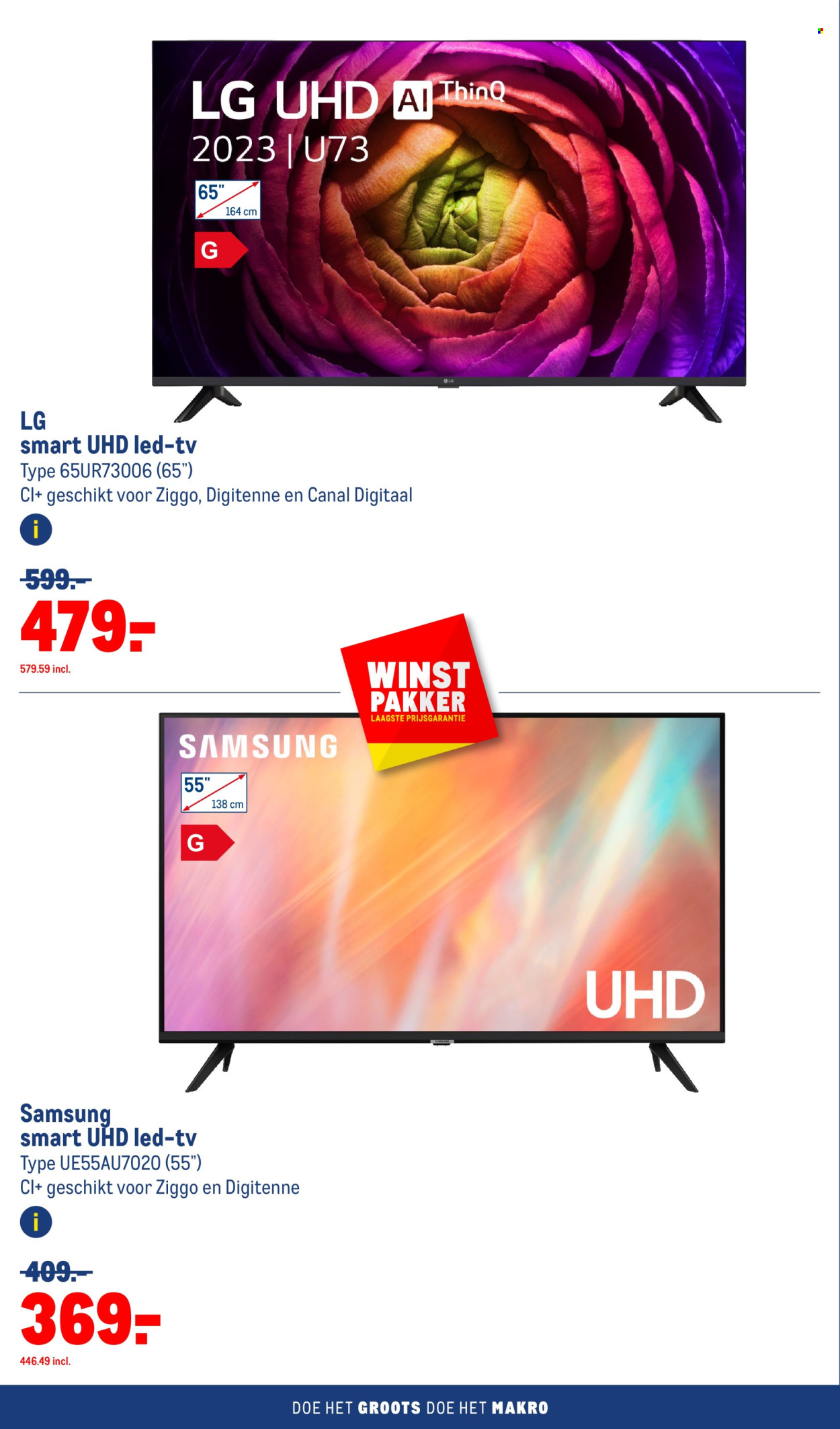 thumbnail - Makro-aanbieding - 24-4-2024 - 7-5-2024 -  producten in de aanbieding - LG, Samsung, TV, led lamp. Pagina 6.