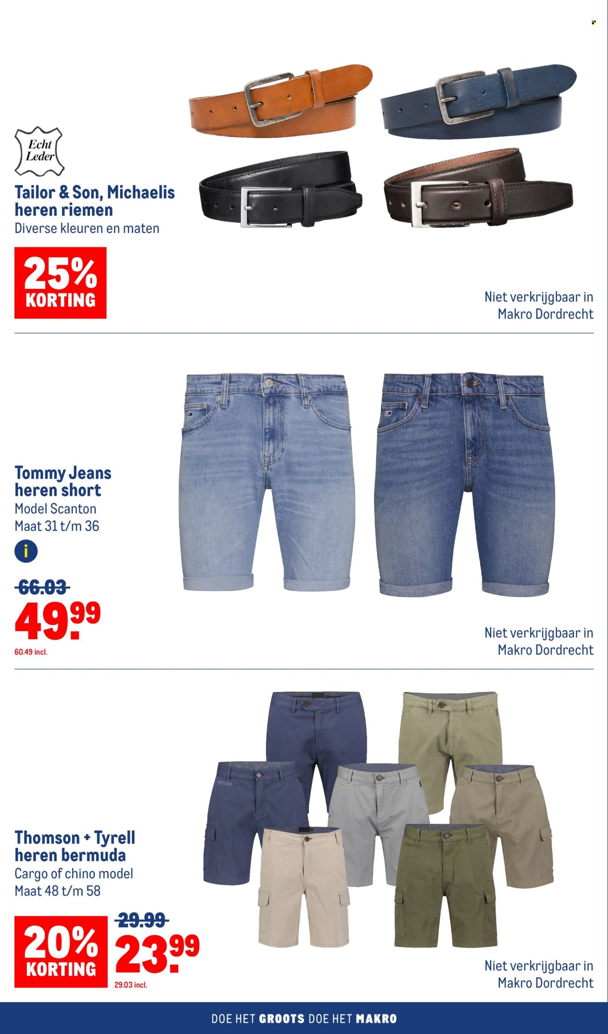 thumbnail - Makro-aanbieding - 24-4-2024 - 7-5-2024 -  producten in de aanbieding - Thomson, jeans, short. Pagina 36.