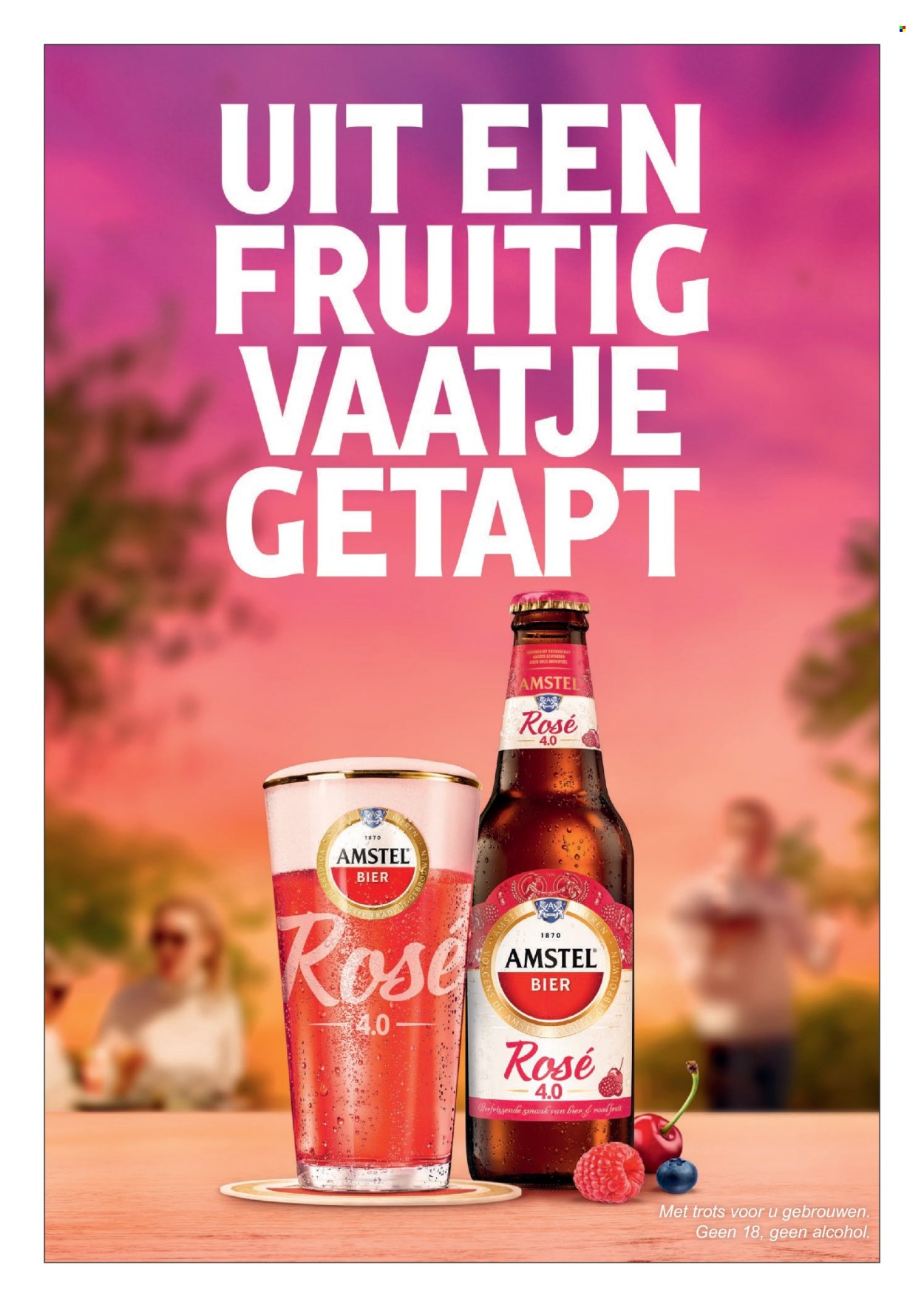 thumbnail - Sligro-aanbieding - 25-4-2024 - 15-5-2024 -  producten in de aanbieding - Amstel Bier, bier, alcohol, rode vruchten. Pagina 24.