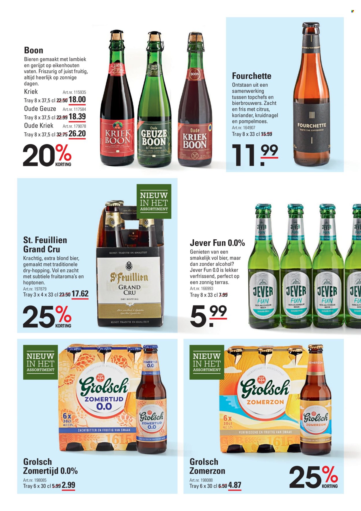 thumbnail - Sligro-aanbieding - 25-4-2024 - 13-5-2024 -  producten in de aanbieding - Grolsch, bier, alcohol, kruidnagels. Pagina 7.