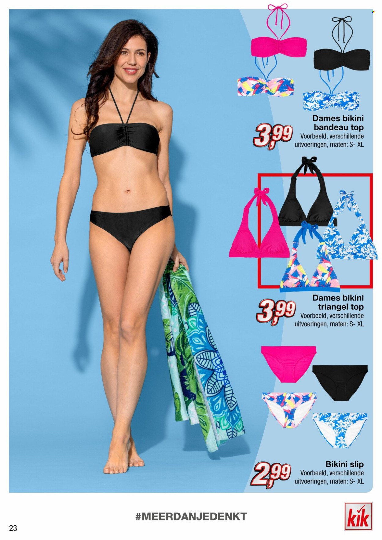 thumbnail - Kik-aanbieding -  producten in de aanbieding - top, bikini, slip. Pagina 23.