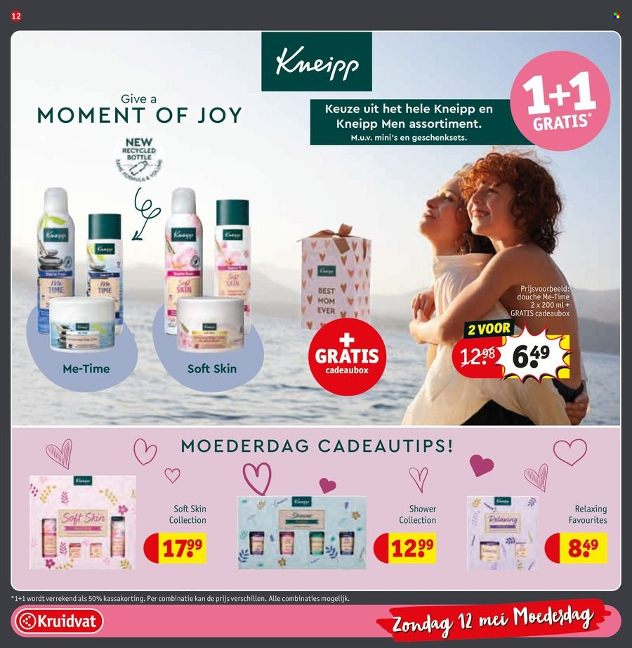 thumbnail - Kruidvat-aanbieding - 30-4-2024 - 12-5-2024 -  producten in de aanbieding - Kneipp, shower. Pagina 13.