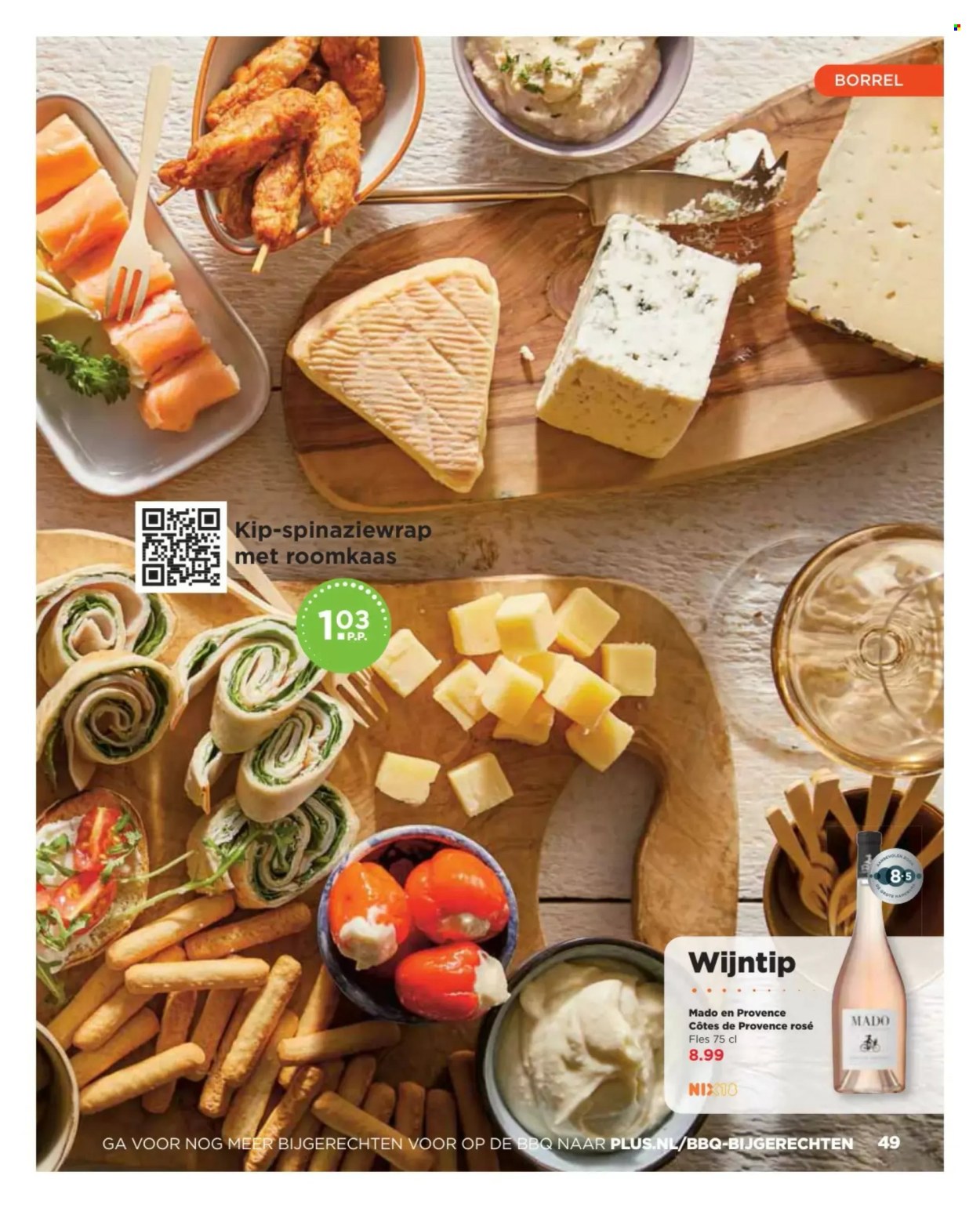 thumbnail - Plus-aanbieding -  producten in de aanbieding - alcohol, kip, Côtes de Provence. Pagina 49.