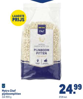 Metro Chef pijnboompitten