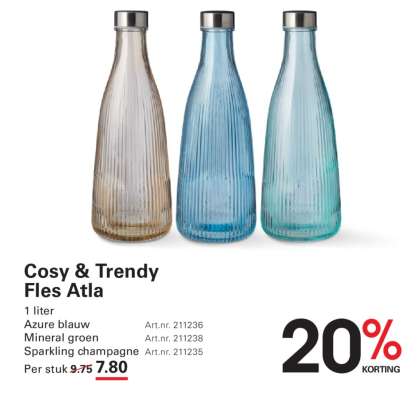 Cosy & Trendy Fles Atla