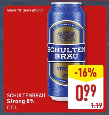 SCHULTENBRÄU Strong 8%