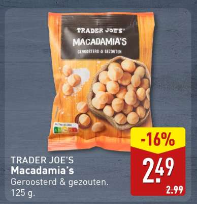 TRADER JOE’S Macadamia’s