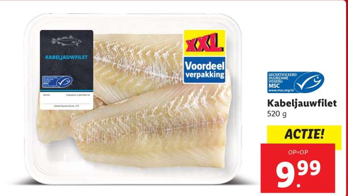 Kabeljauwfilet