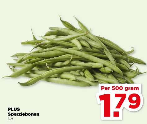 PLUS Sperziebonen