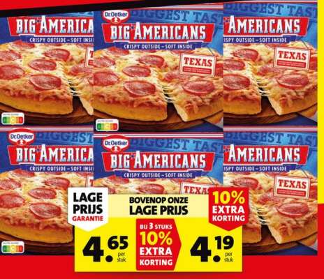 Dr. Oetker Big Americans Pizza Texas