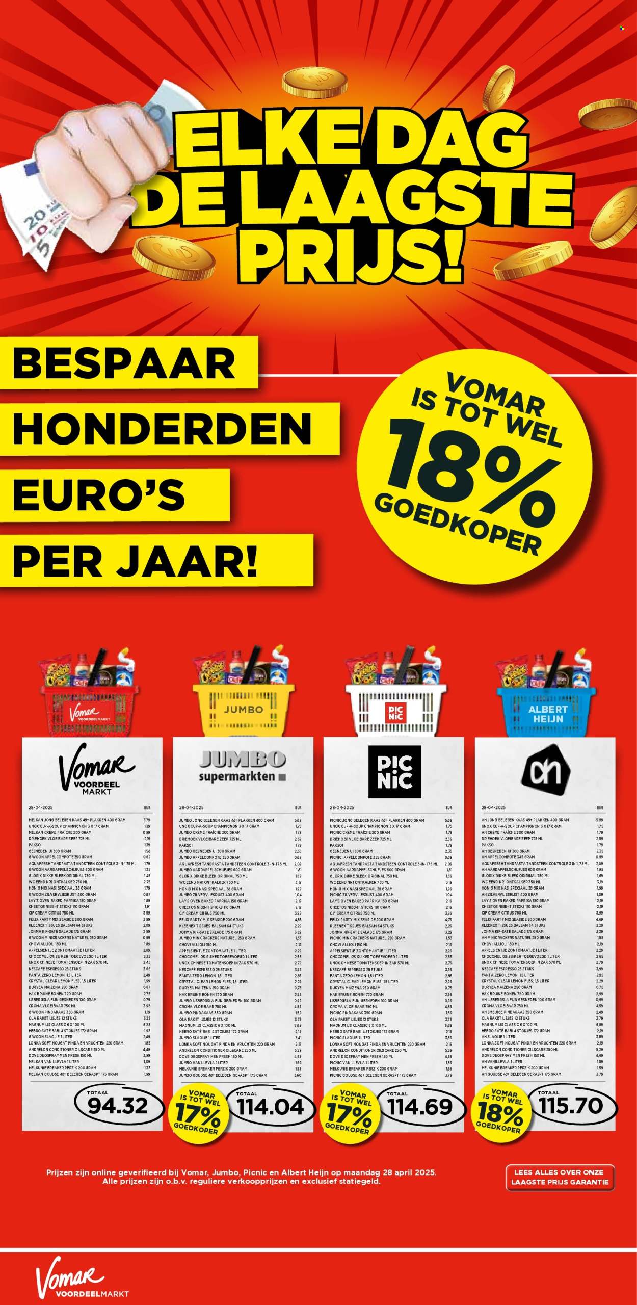 Vomar-aanbieding - 4-5-2025 - 10-5-2025. Pagina 1