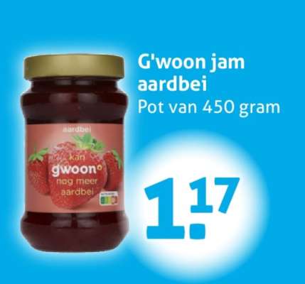 G'woon jam aardbei