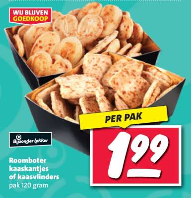 Roomboter kaaskantjes of kaasvlinders