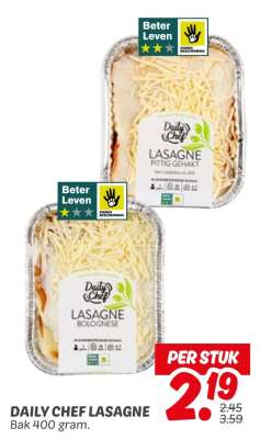 Daily Chef lasagne