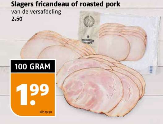 Slagers fricandeau of roasted pork