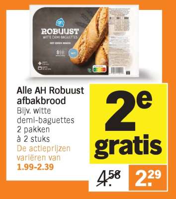 Alle AH Robuust afbakbrood