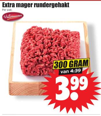 Extra mager rundergehakt