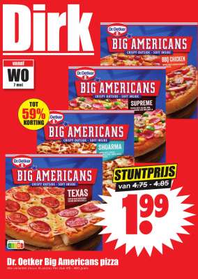 Dr. Oetker Big Americans pizza