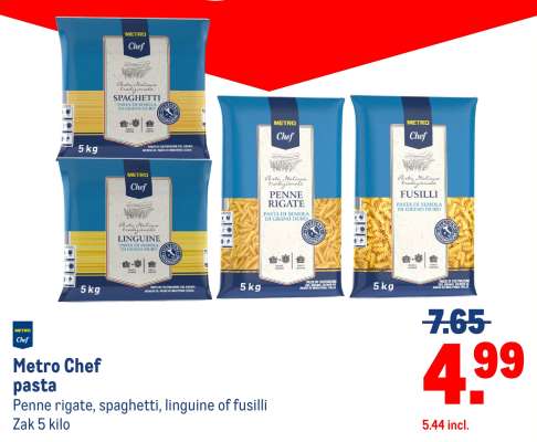 Metro Chef pasta