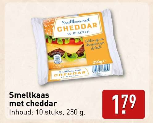 Smeltkaas met cheddar