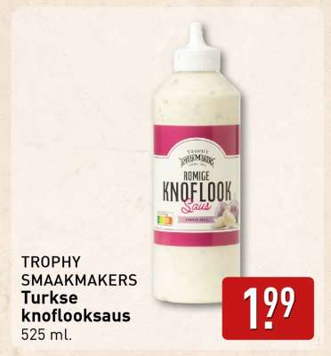 TROPHY SMAAKMAKERS Turkse knoflooksaus