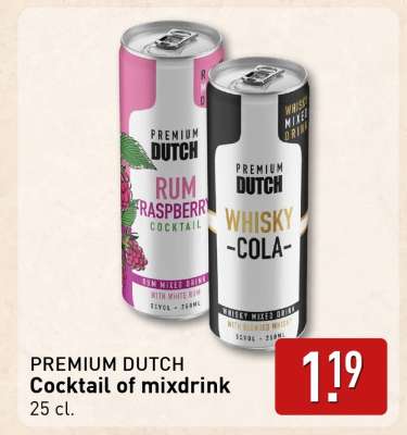 PREMIUM DUTCH Cocktail of mixdrink