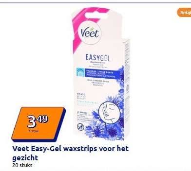 Veet Easy-Gel waxstrips voor het gezicht
