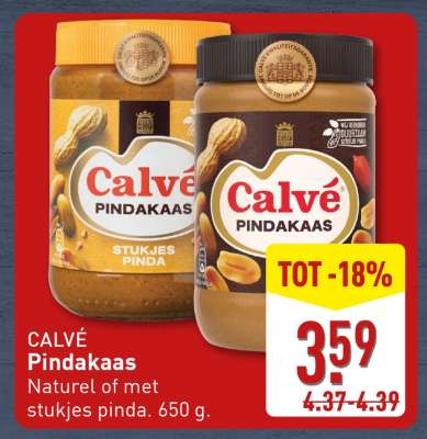 CALVÉ Pindakaas