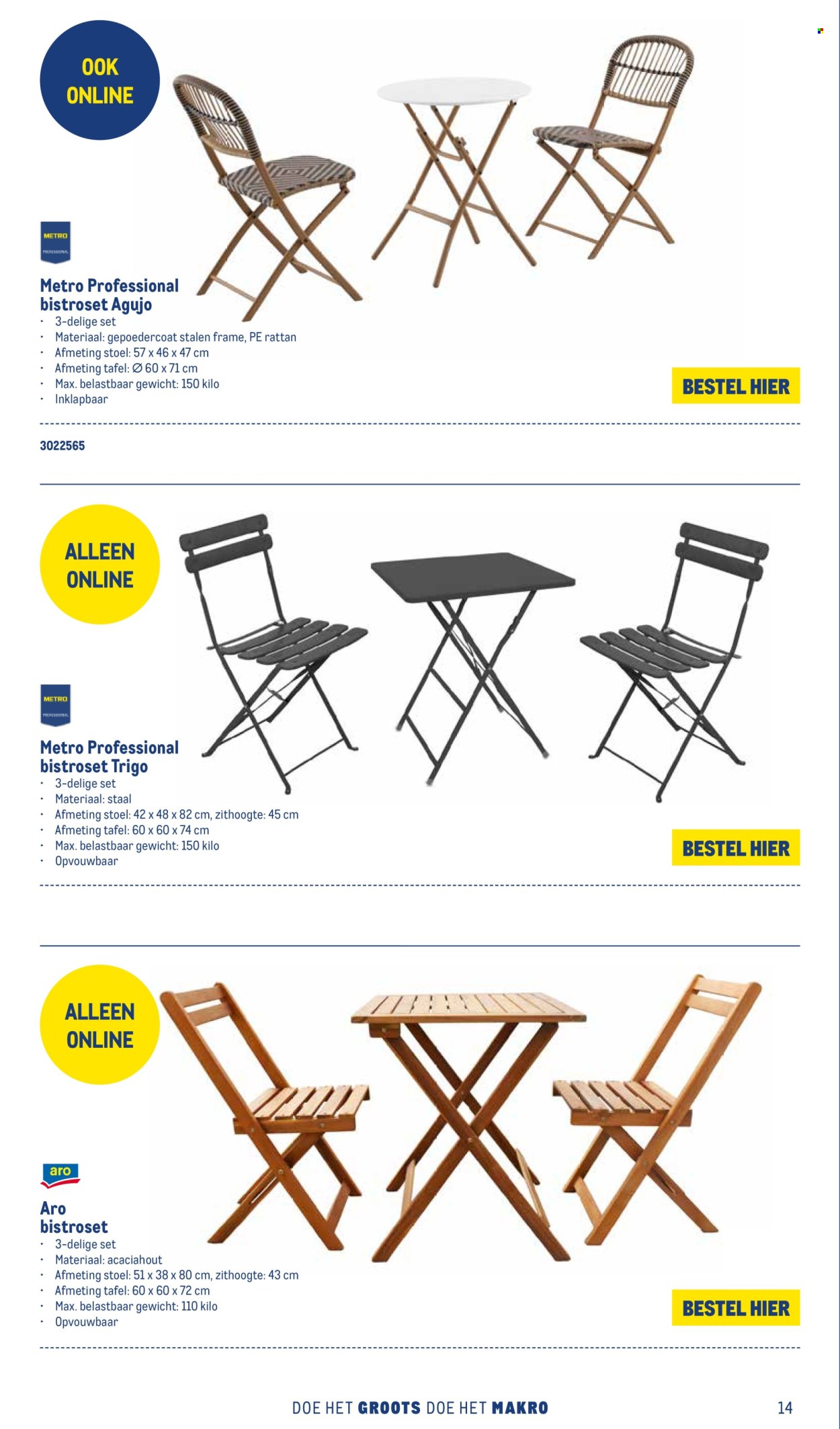 Makro-aanbieding. Pagina 1
