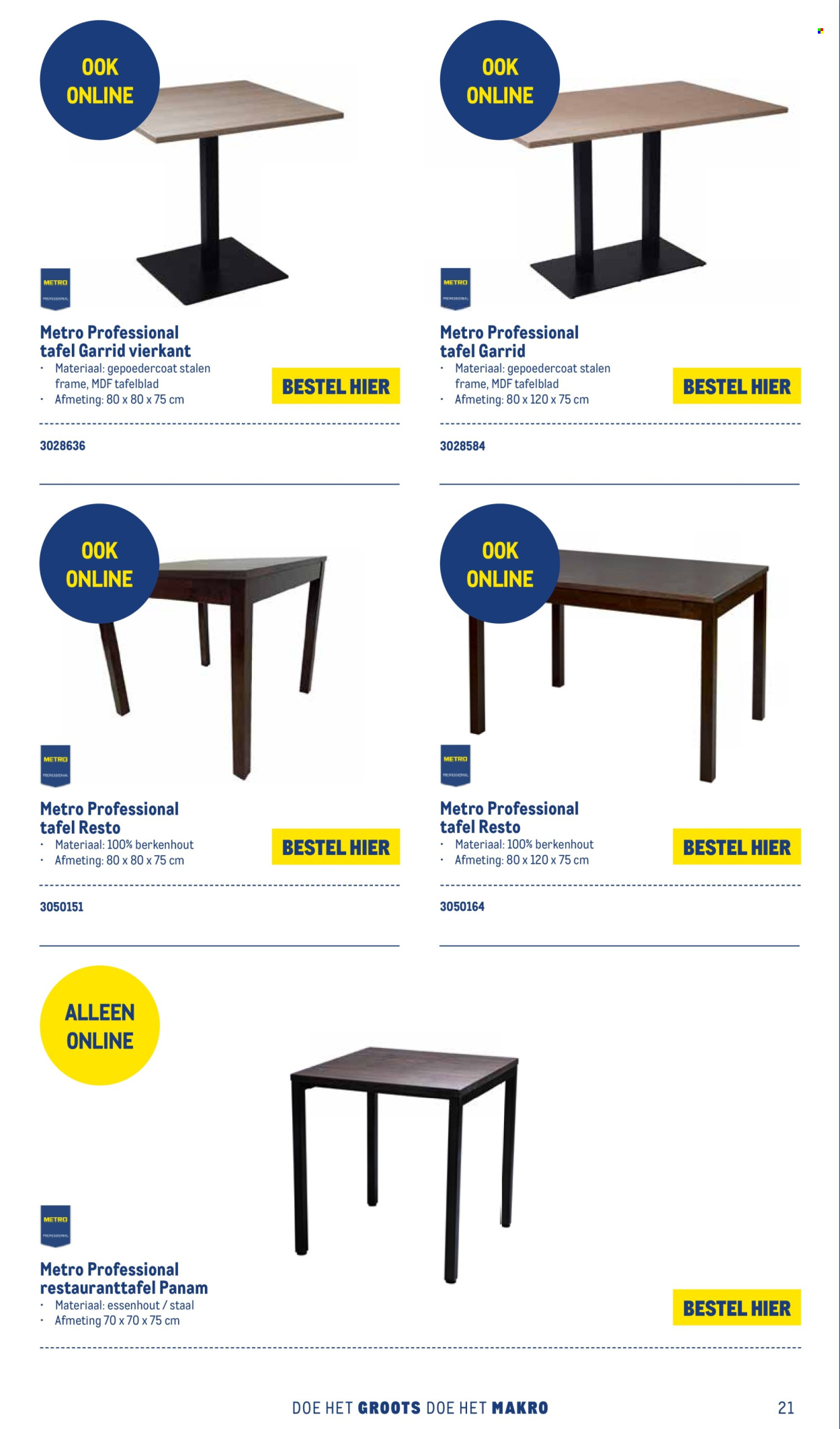 Makro-aanbieding. Pagina 1