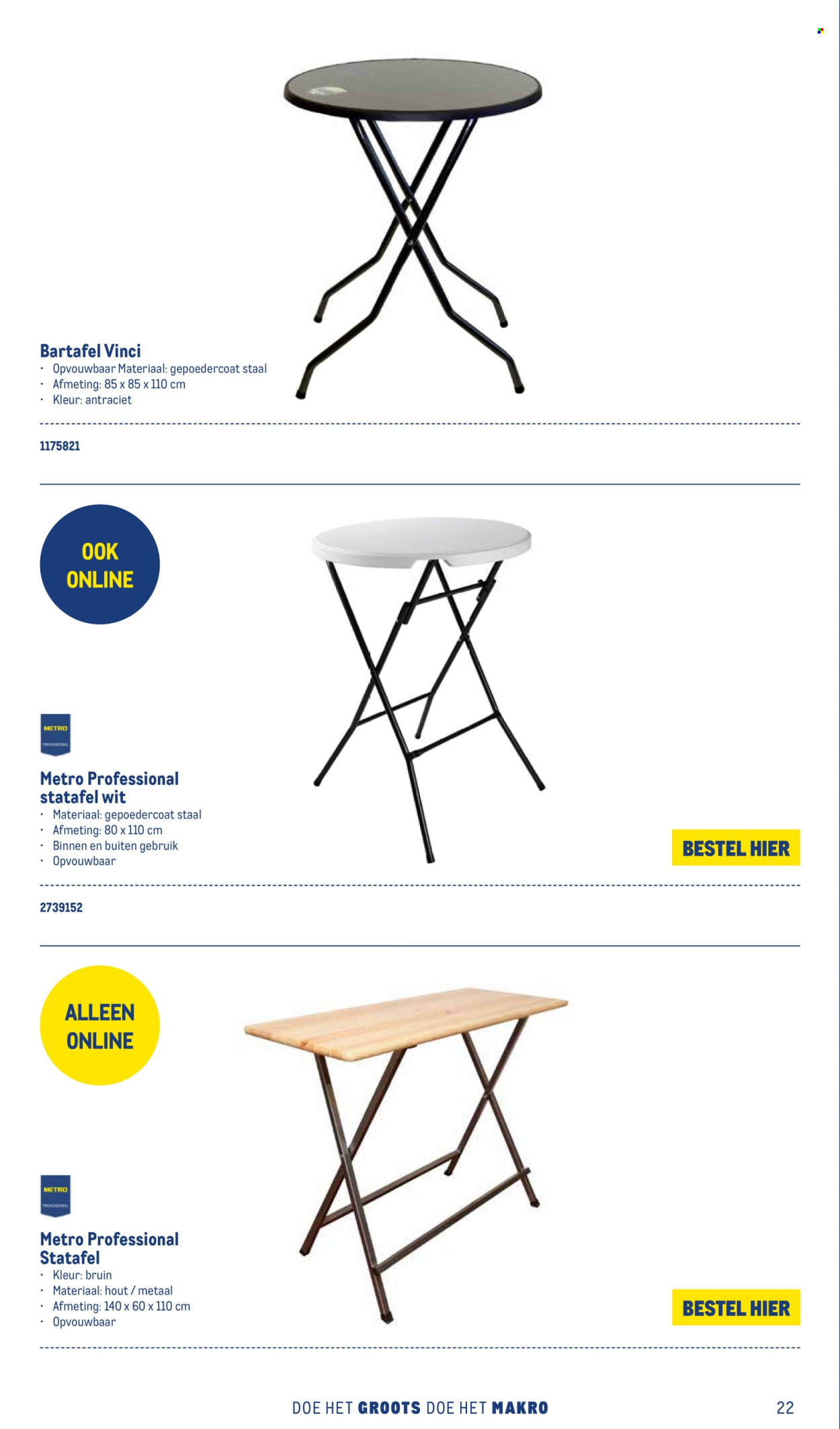 Makro-aanbieding. Pagina 1