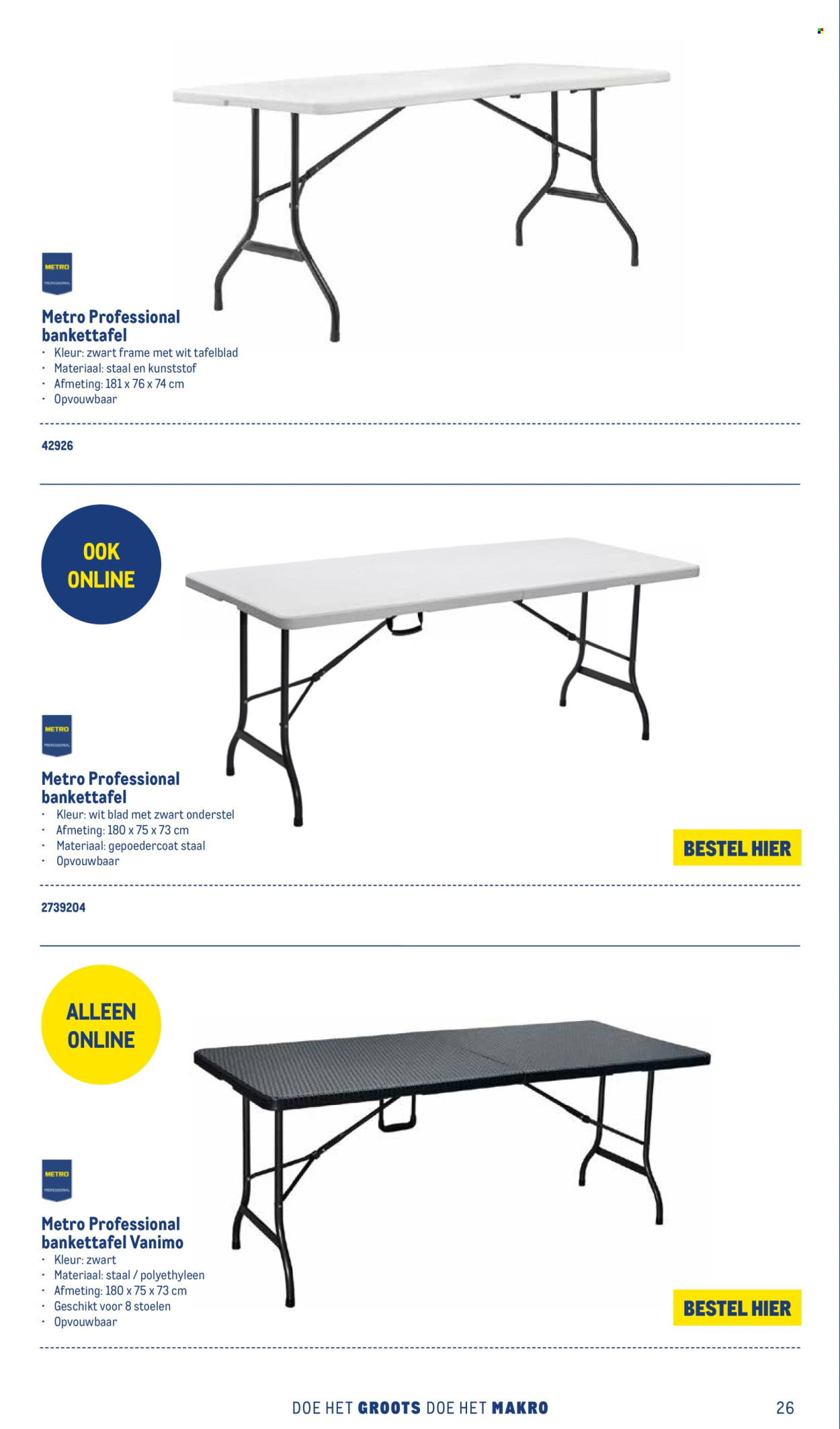 Makro-aanbieding. Pagina 1