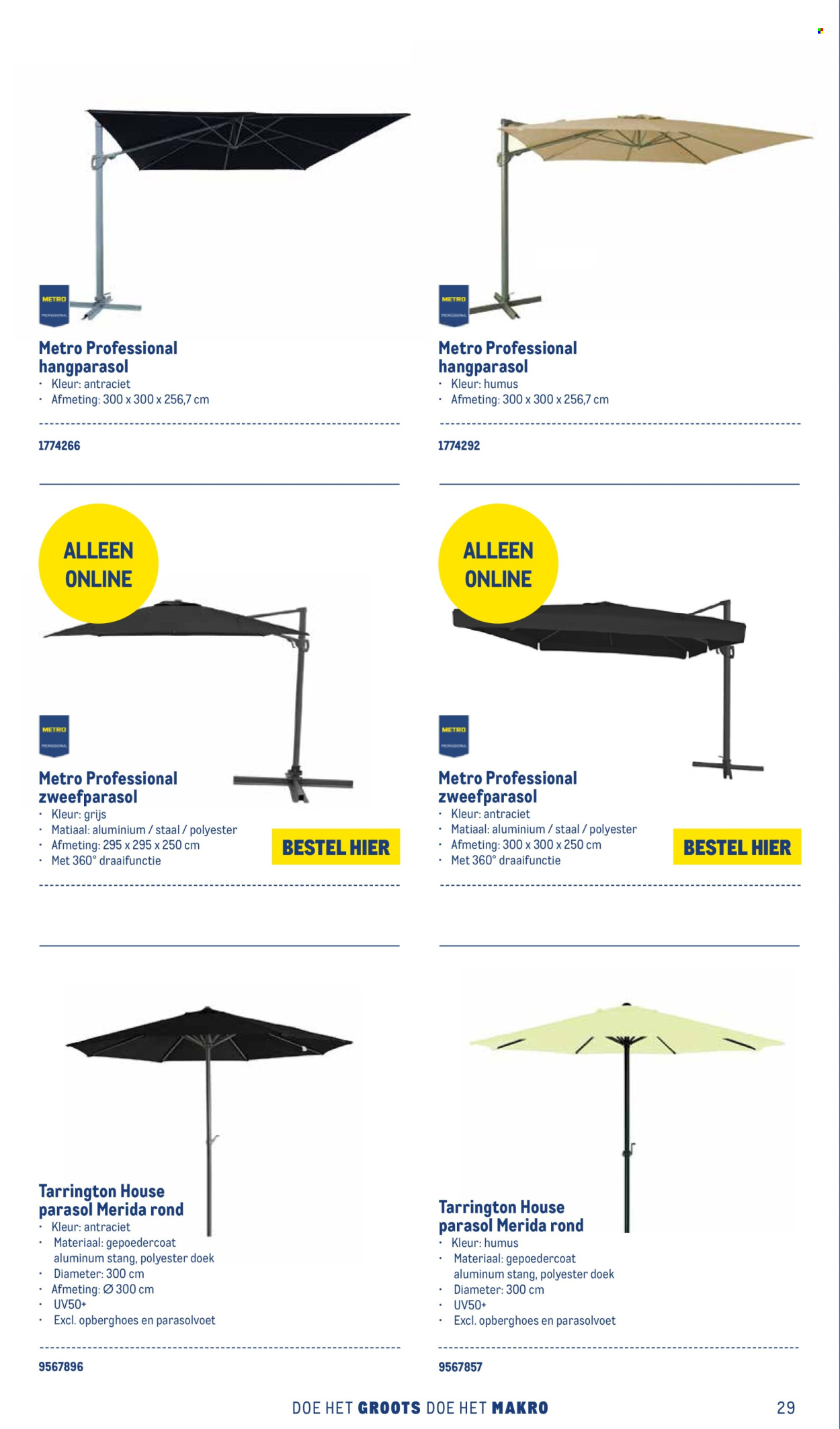 Makro-aanbieding. Pagina 1