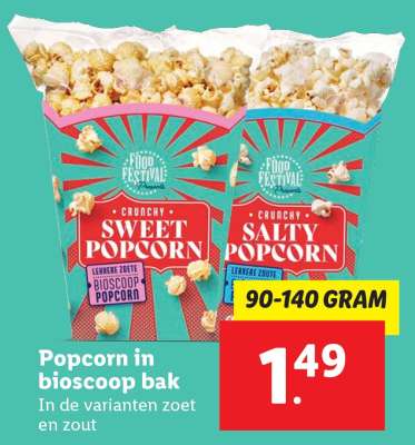 Popcorn in bioscoop bak