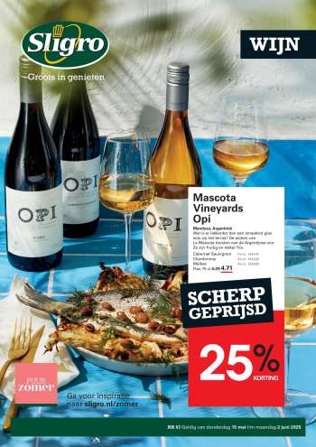 Sligro-aanbieding - 15-5-2025 - 2-6-2025.