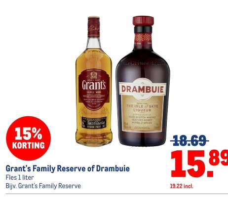 Grant’s Family Reserve of Drambuie