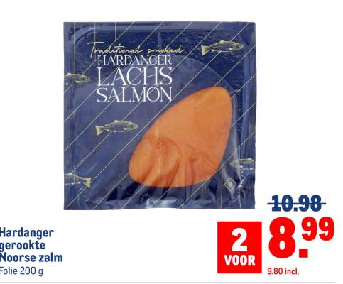 Hardanger gerookte Noorse zalm