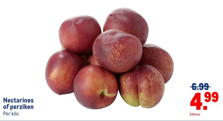 Nectarines of perziken